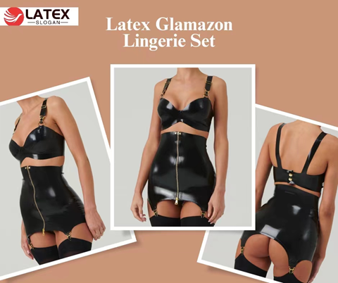 Latex Glamazon Lingerie Set